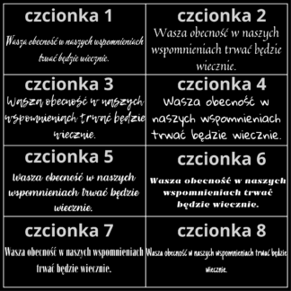 czcionki